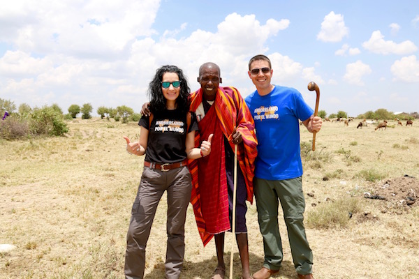 jefe Tribu Maasai-Andorreando por el Mundo