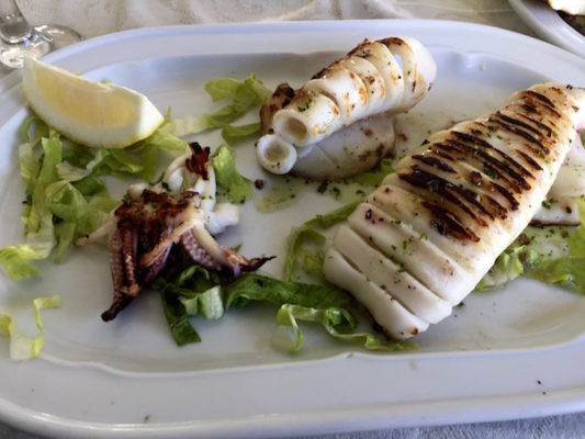 Calamar Plancha