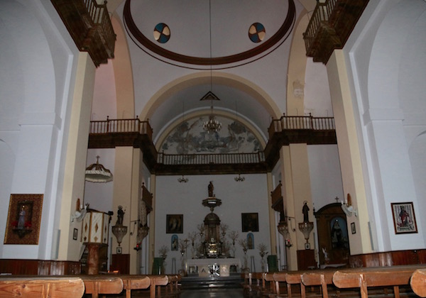 Interior Iglesia San Juan Bautista