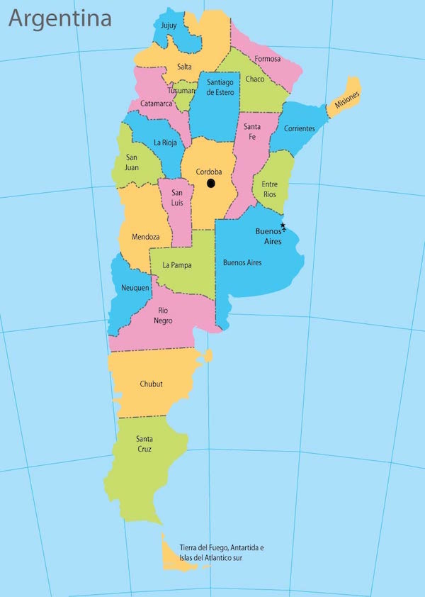 Mapa Argentina