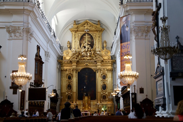 Interior Iglesia Santa Cruz