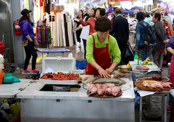 Puesto Comida Mercado Gwangjang