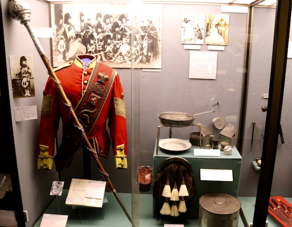 Exposición Museo regimiento británico