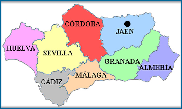 Mapa Jaén