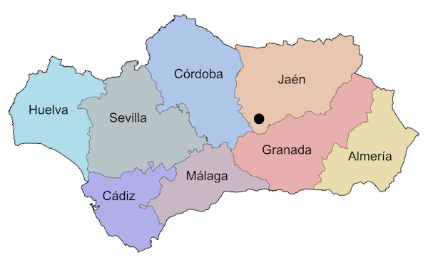 Mapa Jaén, Alcalá la Real