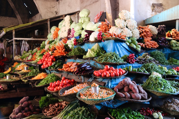Verduras Mercado Atsena Kely