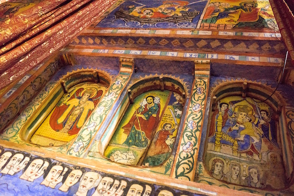 Pinturas Monasterio de Ura Kidane Meret