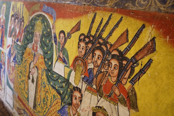 Pinturas monasterio de Azuwa Maryam