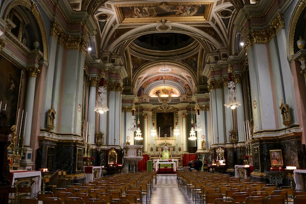 Interior Iglesia de San Francisco Asís
