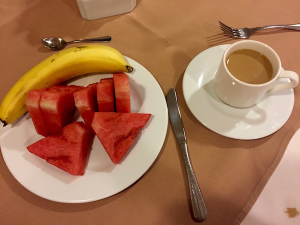 Desayuno Hotel Palace, Guayaquil.