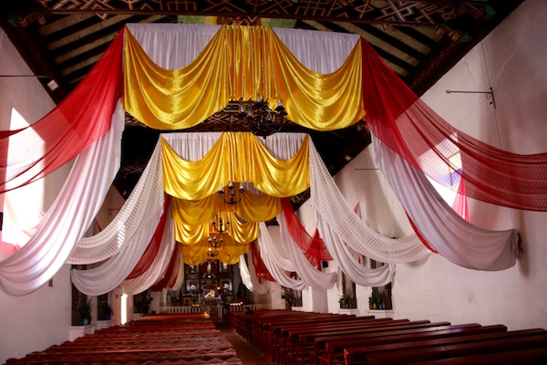 Interior del Templo de Todos Santos Cuchumatán.