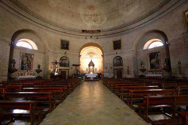 Interior iglesia de la Encarnación.