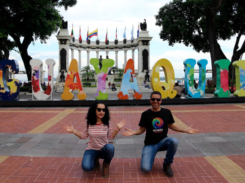 Letras de Guayaquil, Ecuador.