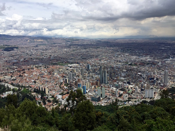 Vistas de Bogotá.