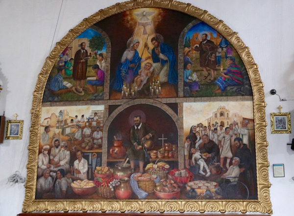Pinturas iglesia de San Pedro Apóstol.