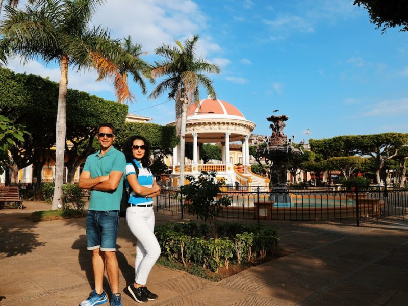 Plaza de Colón, Granada, Nicaragua.