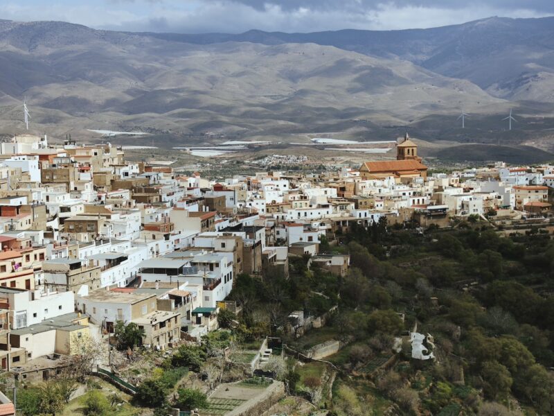 Pueblo de Abrucena, Almería.
