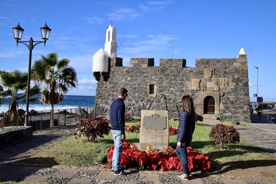 Castillo Fortaleza San Miguel, Garachico, isla Tenerife.