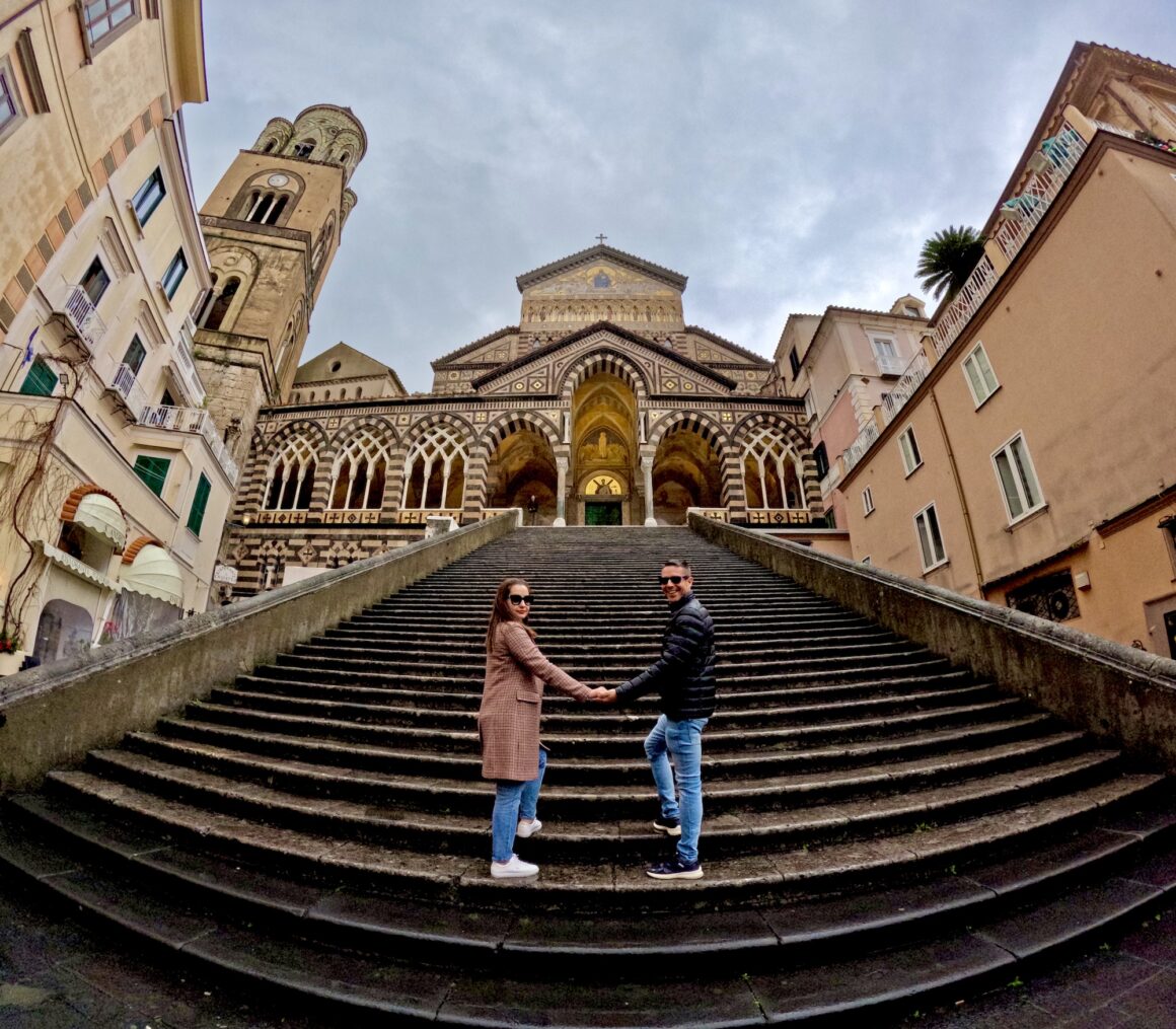 La Catedral de San Andrés Apóstol, Amalfi, Italia.