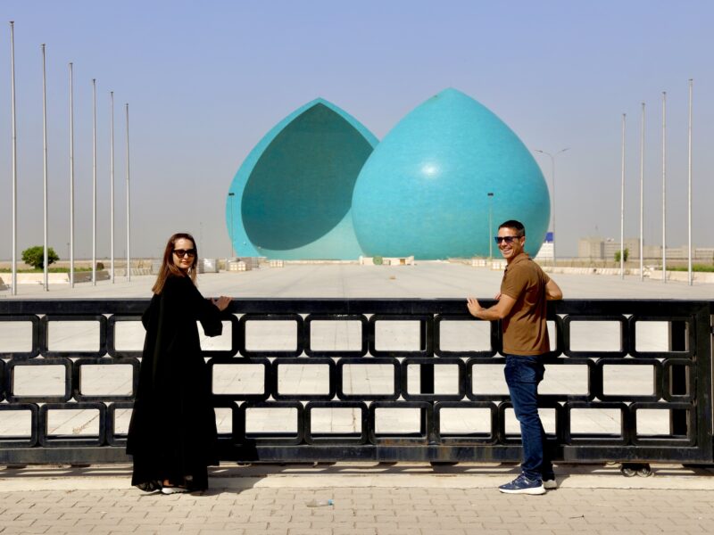 Imagen del Monumento a los Mártires, Baghdad, Iraq.