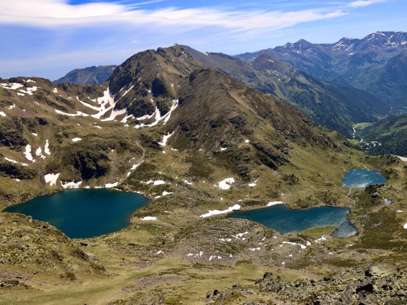 Los lagos de Tristaina, Andorra.