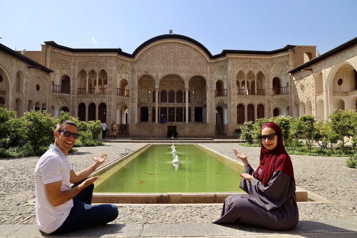 Casa de Tabatabai, Kashan, Irán.