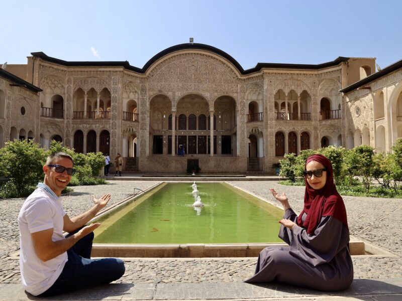 Casa de Tabatabai, Kashan, Irán.