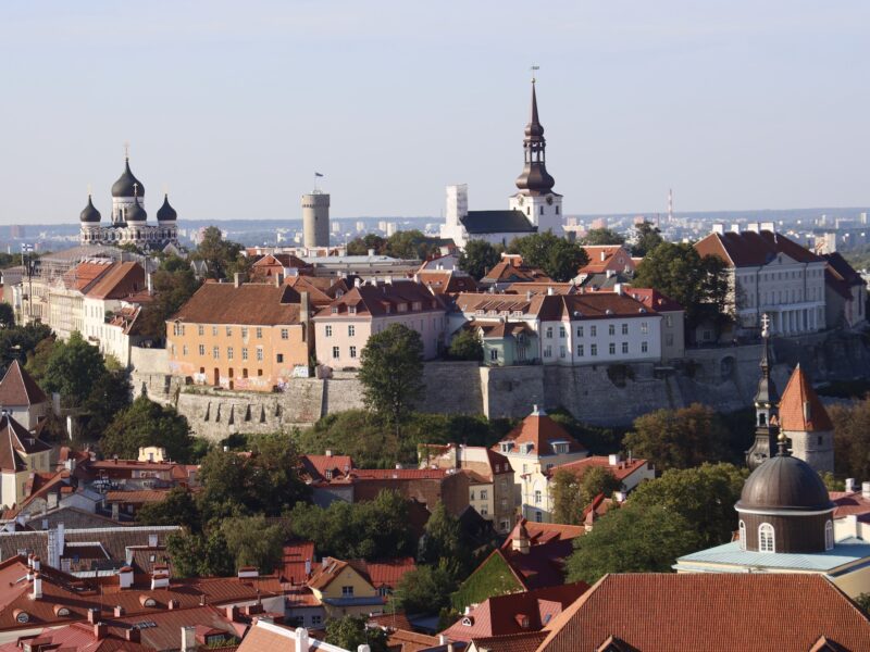 Ciudad de Tallin, Estonia.