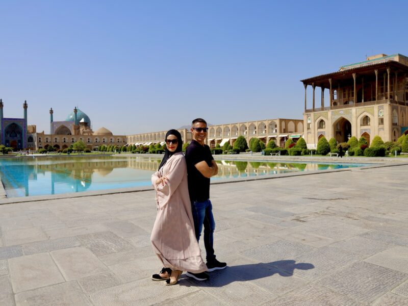 Plaza de Naqsh-e Yahán, Isfahán, Irán.