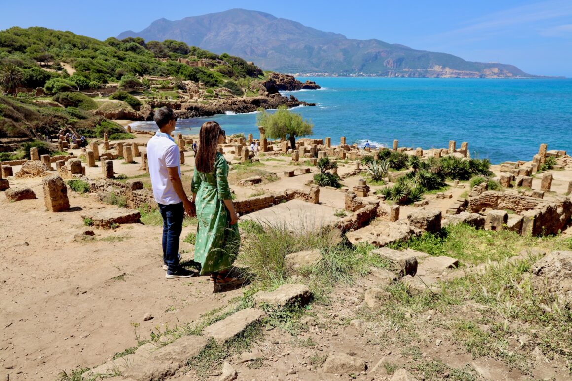 Ruinas romanas de Tipasa, Argelia.