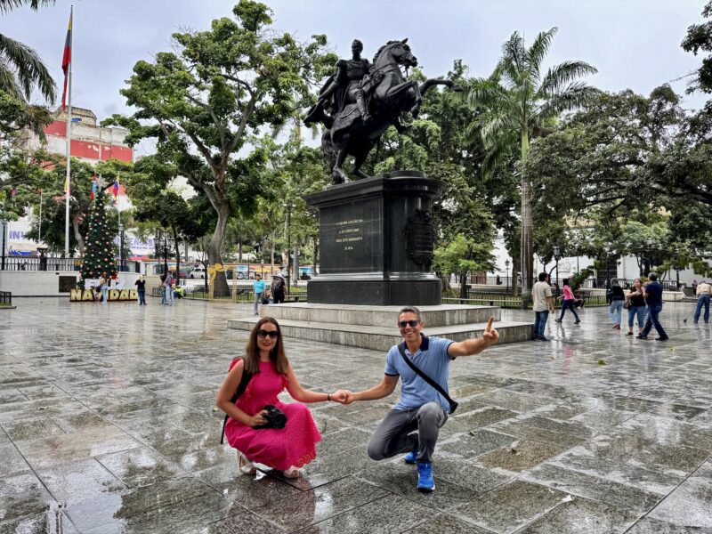 Plaza Bolívar de Caracas, Venezuela.