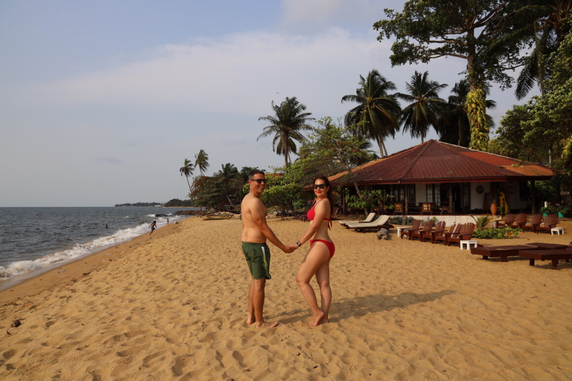 Plage Kribi, Cameroun.