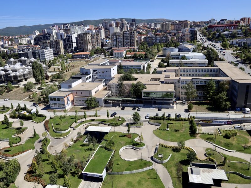 Ciudad de Pristina, Kosovo.