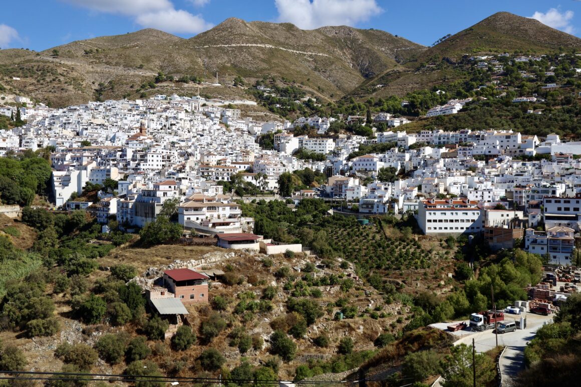 Pueblo de Cómpeta, Málaga.