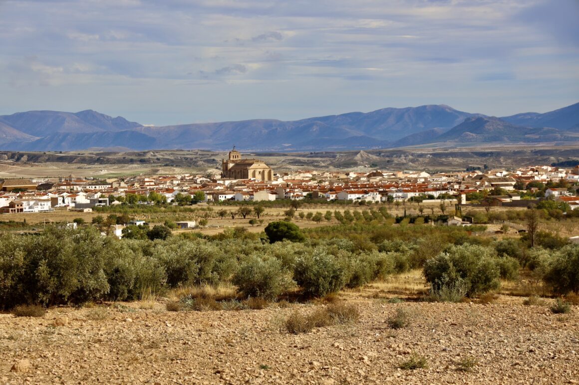 Pueblo de Huéscar, Granada.