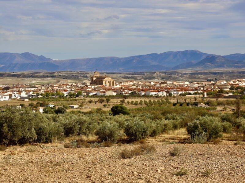 Pueblo de Huéscar, Granada.
