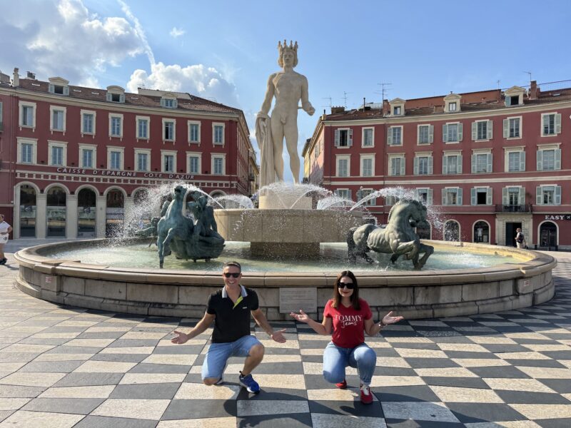 Plaza Massena, Niza, Francia.