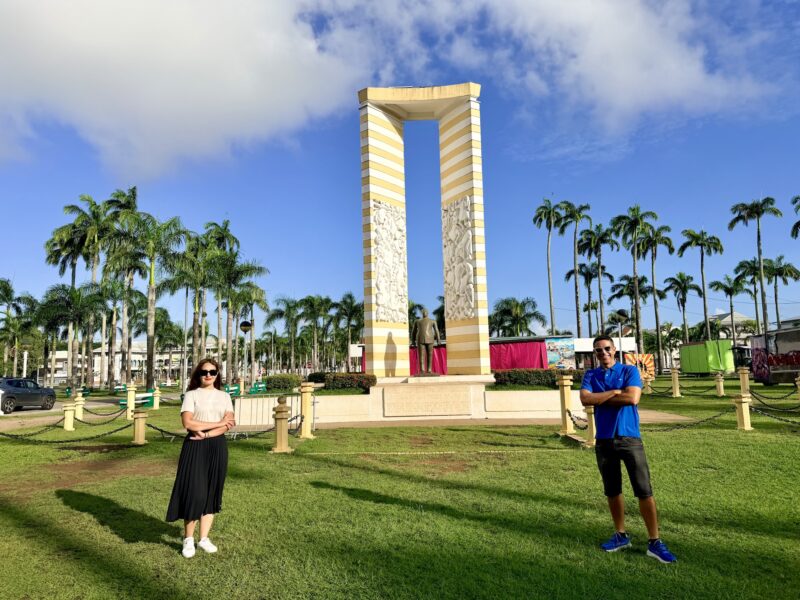 Plaza de los Palmistes, Cayena, Guayana Francesa.